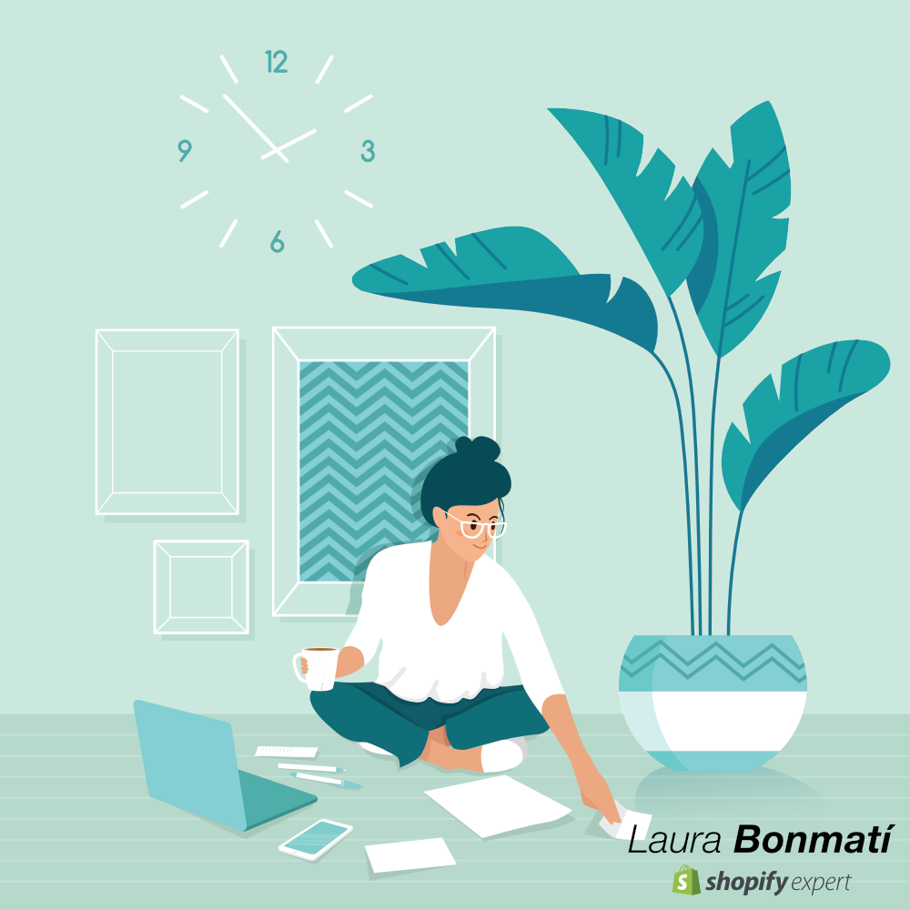 Woman working